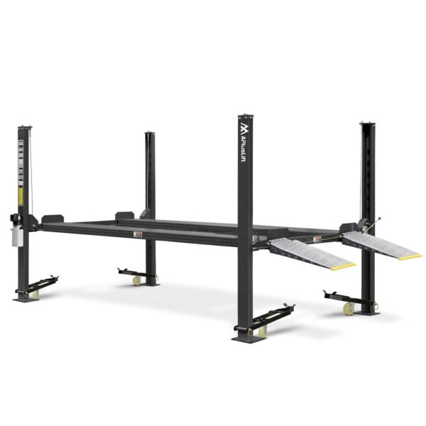 APlusLift Falcon 9000LB 4-Post Portable Parking Storage Service Car Lift - AP-9H or AP-9H-XLT